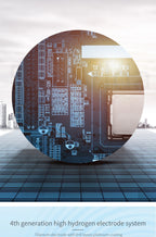 BlueVida Neue Nano-Wasserstoff-Wassergeneratorflasche der 8. Generation DuPont SPE/PEM-Wasserhydrogenator mit H2-Inhalator-Touch-Taste