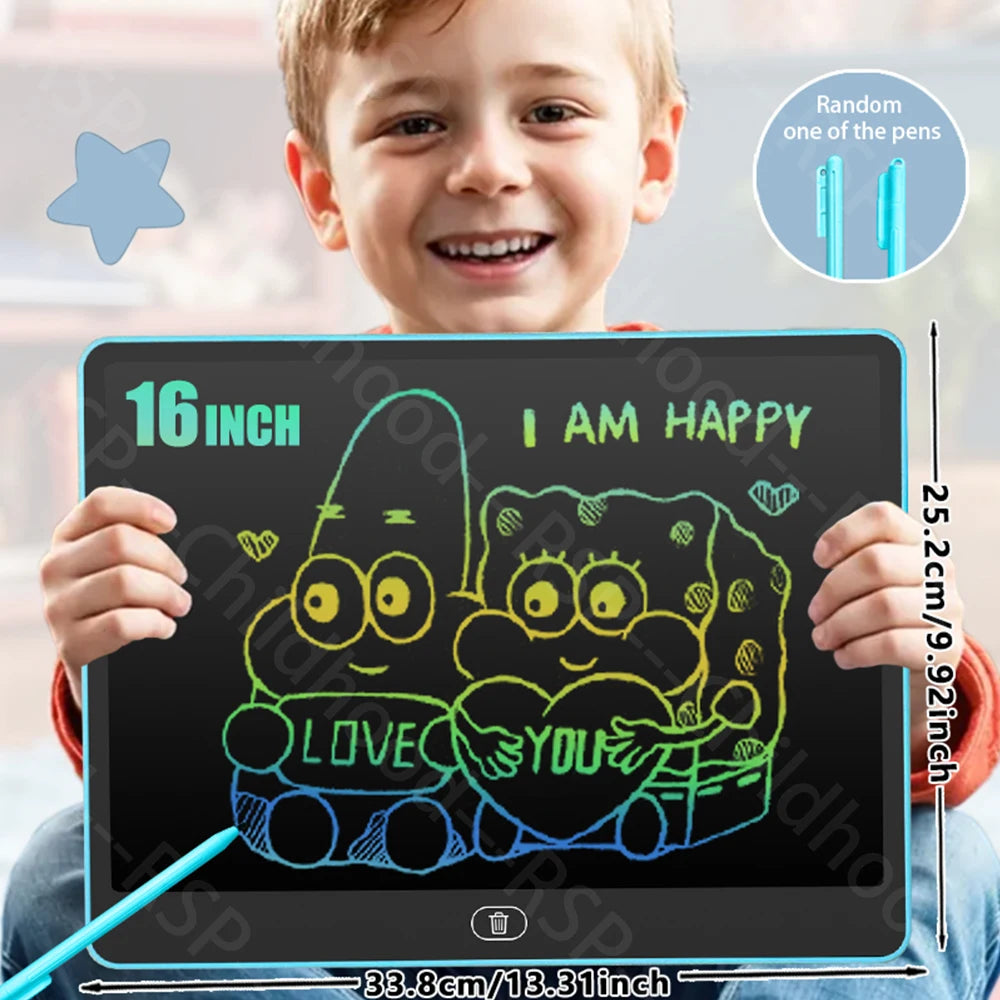 16/13/11 Zoll LCD Schreibtafel Zeichentablett Kinder