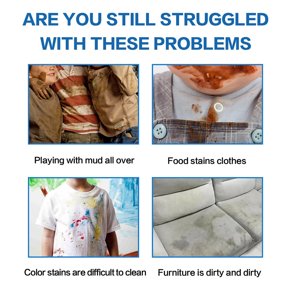 1/2/3 Stück Fleckenentferner für Kleidung, 120 ml Stofffleckenentferner-Spray für Teppiche, staubgebleichtes Dekontaminations-Treater-Spray