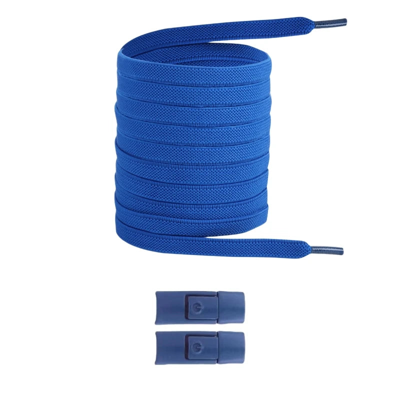 Neu ohne Krawatten, elastische Schnürsenkel, keine Krawatte, Schnürsenkel, Press-Lock-Schnürsenkel, Sneaker, Kinder und Erwachsene, 8 mm, verbreiterte flache Schnürsenkel für Schuhe