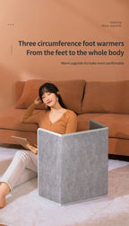 Tragbare Raumheizungen, faltbare Fußwärmer für Büros und Häuser, Tischbeine und Füße, mit Thermostat und Timer