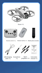 Neue H135 Mini Drohne WIFI FPV Hover Professionelle 4K Kamera Tasche Bunte Lichter Eders Rc Flugzeug Faltbare Quadcopter RC spielzeug Geschenke