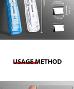 Mini Traceless Wiederverwendbare Hand Klemme Push Hefter Papier Buch Datei Büro Schule Student Binder Bindung Werkzeuge Liefert Zubehör