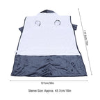 Heizdecke mit Ärmeln, Kapuze und Fußtasche, Flanell, 10 Heizstufen, elektrische tragbare Decke mit 3-Zeiterfassung, 127 x 70 Zoll