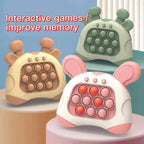 Pop-it Quick Push Game – Handheld mit Licht, 4 Modi, Silikon, CE, für Kinder & Erwachsene