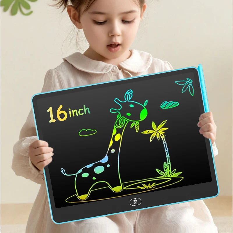 16/13/11 Zoll LCD Schreibtafel Zeichentablett Kinder Schreiben Malen Kinder Lernspielzeug für 3, 4, 5, 6, 7, 8 Jahre Mädchen Jungen