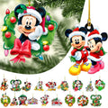 19 teile/satz Mickey Minnie Weihnachten Baum Hängen Ornament Nette Mickey Maus Auto Rucksack Dekoration DIY Party Wohnkultur Kind Geschenk