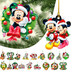 19 teile/satz Mickey Minnie Weihnachten Baum Hängen Ornament Nette Mickey Maus Auto Rucksack Dekoration DIY Party Wohnkultur Kind Geschenk