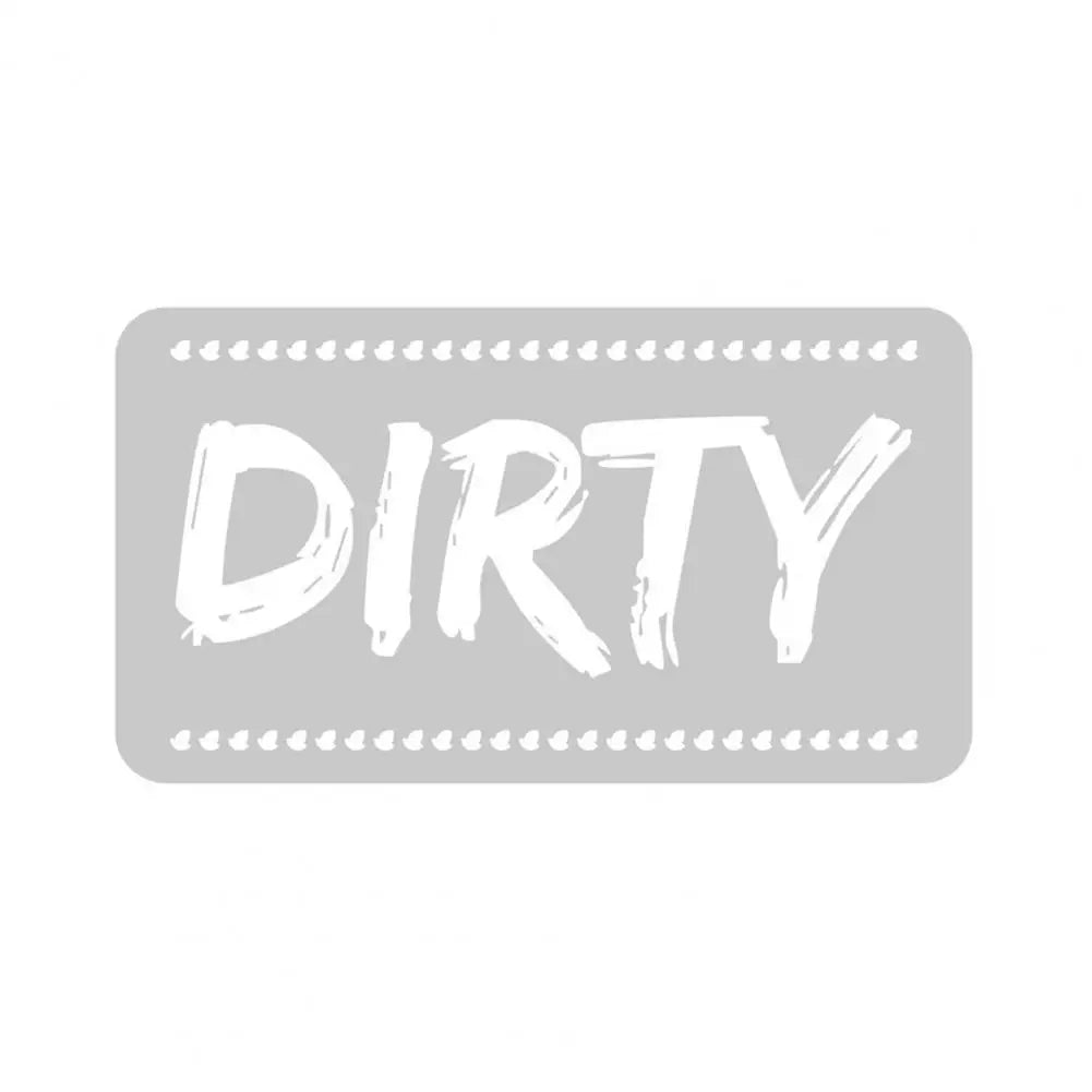 Geschirrs püler Magnet sauber schmutzig Zeichen Anzeige in voller Größe starke Magnet Harz Aufkleber Küche Kühlschrank Geschirrs püler schmutzig Tag