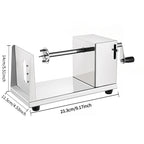 Kartoffelschneider Tornado, halbautomatische Dehnspirale aus dickem Edelstahl, manuelle Schneidemaschine, französische Frittiermaschine, Gemüseschneider