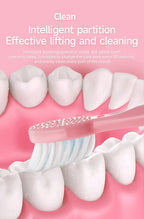 Elektrische Zahnbürste für Erwachsene, weiche DuPont-Borsten, tragbar, Batterieausdauer, IPX6, wasserdicht, intelligente effektive Mundpflege