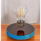 Magnetische schwebende Glühbirne, Saturn-Mondlampe, schwebende rotierende Tischlampe, kreative Büro- und Heimdekoration, einzigartige Geschenke