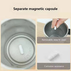 380ML Mini Elektrische Kaffeetasse Rotierenden Mixer Mit Abdeckung Automatische Mischbecher Wärmer LED Temperatur Display