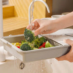 Vielseitiger manueller Gemüseschneider, Schäler, Werkzeug mit Ablagefach, Küchenhelfer, effizienter tragbarer Karottenzerkleinerer