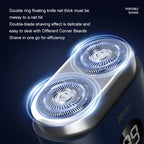 Präzisionsrasierer für Männer, tragbarer Elektrorasierer für schnelle Ergebnisse, Achselhaare, Mini-Elektrorasierer, grau