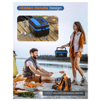 EMECE-Kabellose elektrische Lunchbox, wiederaufladbarer, selbsterhitzender Speisenwärmer mit 16000-mAh-Akku