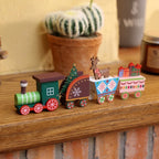 Weihnachten Zug für Weihnachtsbaum Dekoration Holz Zug Ornament Weihnachten Party Weihnachten Dekorative Zug Neujahr Dekor navidad