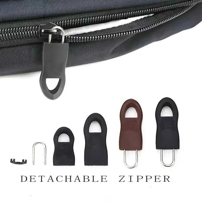 Reißverschluss-Zipper Ersatz 10er Set – Universal-Schieber für Kleidung, Taschen & Koffer | Größe S & L