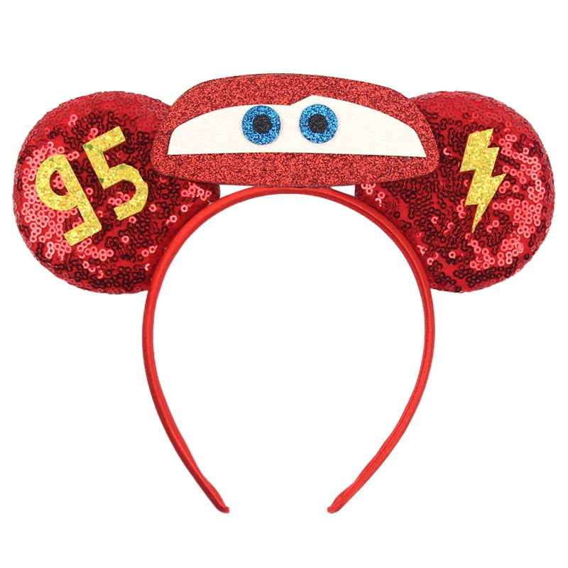 Prinzessin Haarreif mit Pailletten-Bogen – Disney-Motive, Halloween & Party | Damen & Kinder