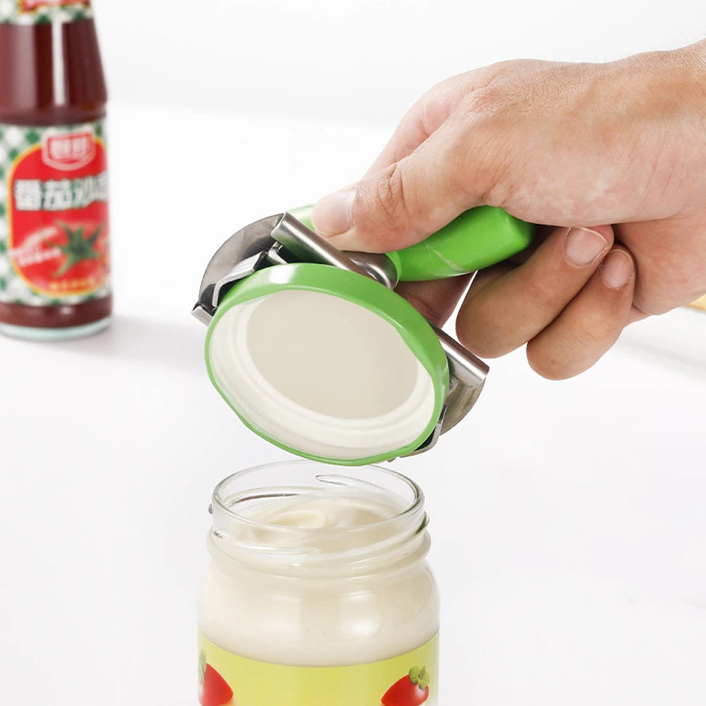 1/2pcs verstellbarer Multifunktions-Flaschen verschluss öffner Edelstahl deckel vom Glas öffner Schraube Dosenöffner für Küchengeräte