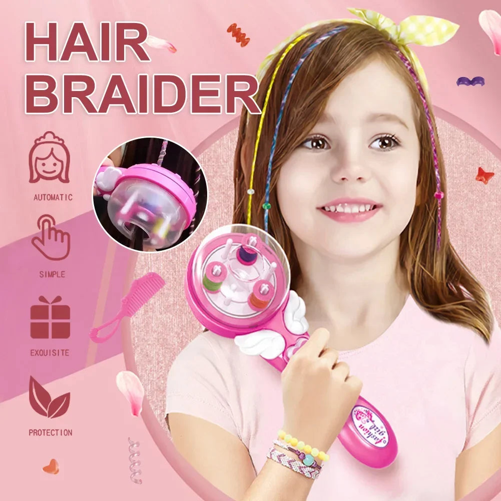 Kinder Mädchen Automatische Haar Flechter Elektrische Flechten Frisur Werkzeug Twist Gestrickte Maschine Geschenk Spielzeug Haar Styling Werkzeuge