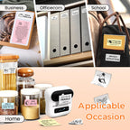 Imprimante d'étiquettes thermique Phomemo M220 75 mm pour codes-barres, adresses, courriers, dossiers, étiquettes pour téléphones et PC