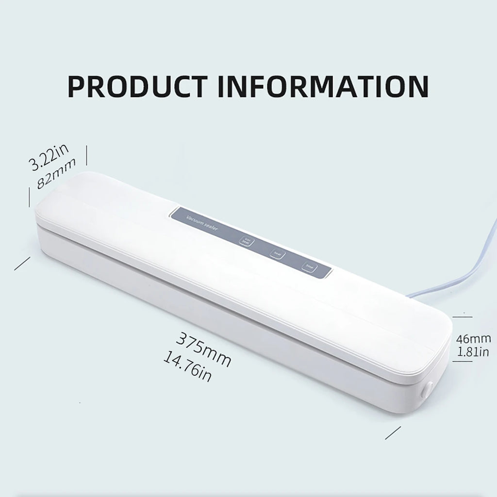 Beste Vakuumierer für trockene und nasse Lebensmittel, Verpackungsmaschine, 220 V, automatischer kommerzieller Haushalt, Küche, Lebensmittel-Vakuumierer mit 10 Beuteln