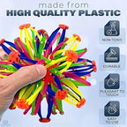 Großer einziehbarer Ball, erweiterbarer Atemball, Spielzeugball, beruhigendes und stressabbauendes Spielzeug, Yoga-Entspannungszubehör