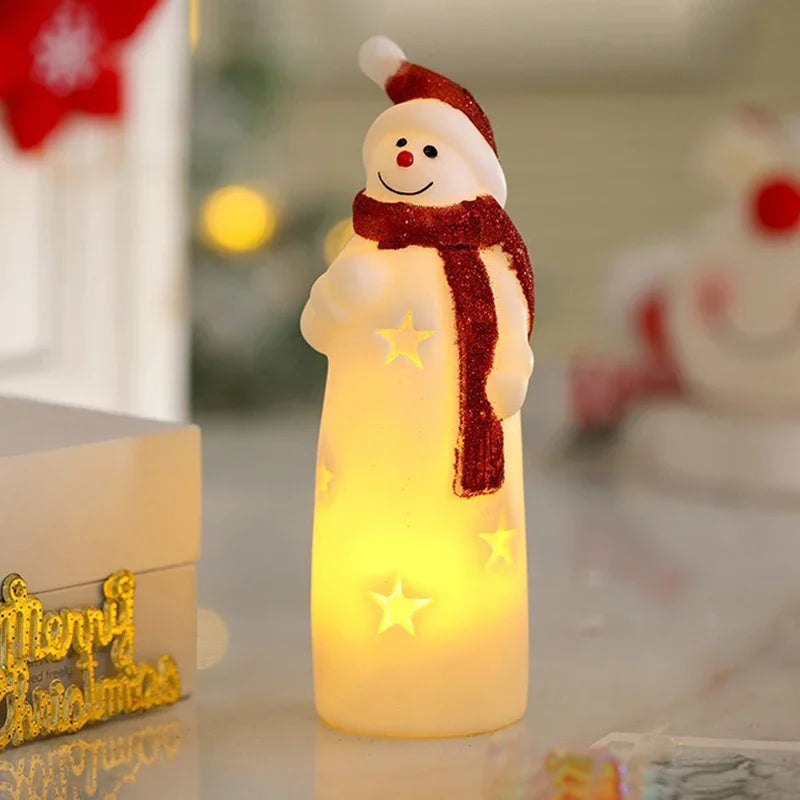 LED Weihnachten Nachtlicht Nette Santa Claus Schneemann Kinder Schlafzimmer Nacht Ornamente Für Urlaub Weihnachten Decora Nacht Lampe
