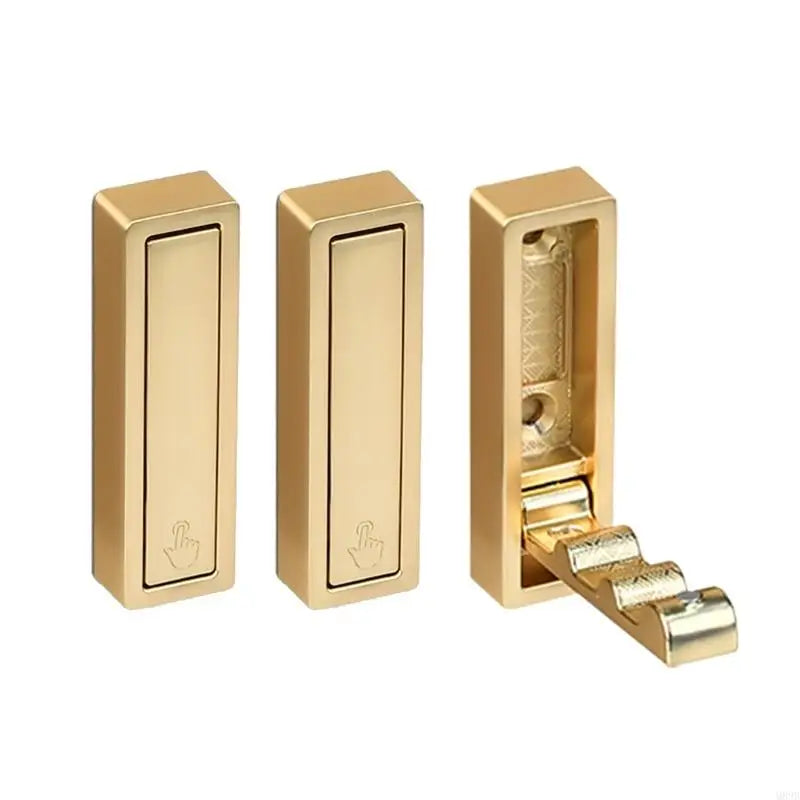 3pcs moderne Badezimmerhaken faltbares Design Nicht Schlupfflächen bescheidene Haken Starke Handtuchhaken für Badezimmer