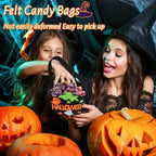 Halloween-Süßigkeitsbeutel, 2 Stück Halloween Süßigkeiten Tasche, Halloween Kürbis Tasche,