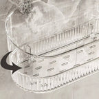 Badezimmer-Saugnapf-Aufbewahrungsbox ohne Bohren, großes Fassungsvermögen und stark tragendes, multifunktionales, wandmontiertes Regalregal mit Saugnapf