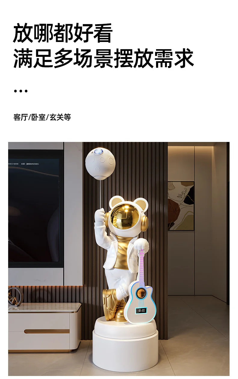Astronaut Astronaut Bluetooth Audio Stern Licht Wohnzimmer Boden Ornament TV Schrank Boden Home Dekoration