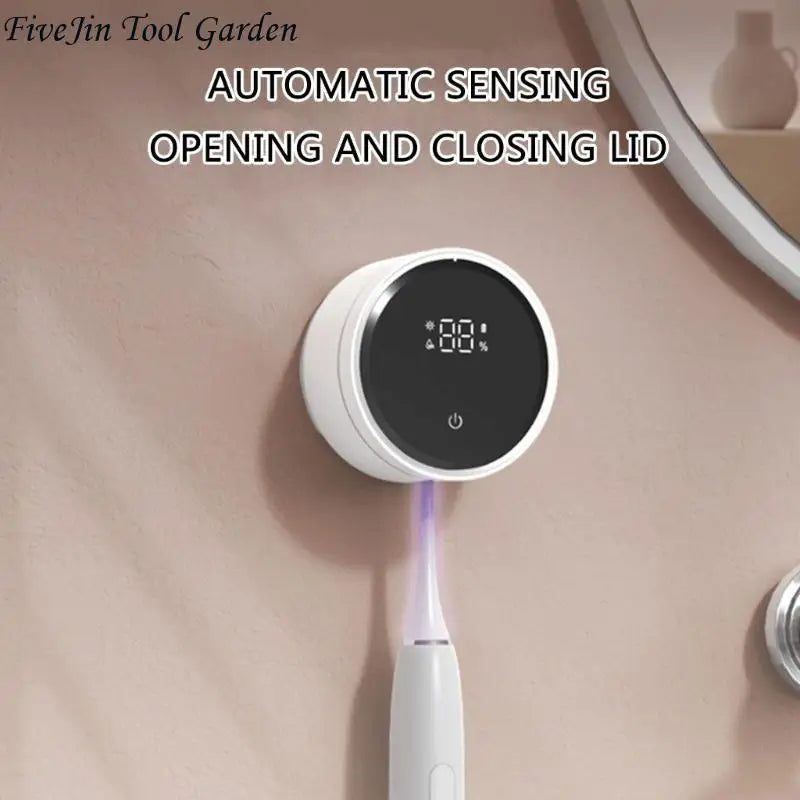 R58C Wandhalterung Zahnbürstenhyrenzentum für den persönlichen Gebrauch mit automatischer Open/Close Deckung