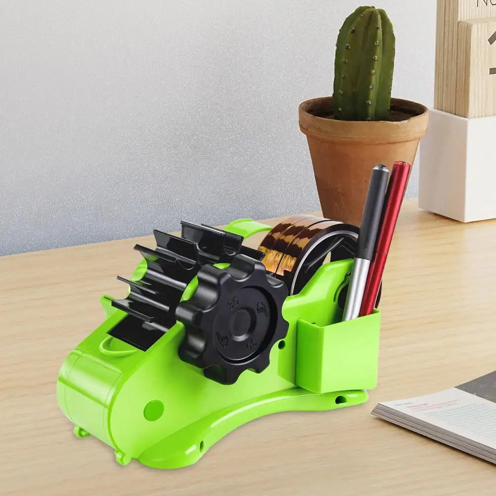 Multifunktions-Klebebandspender – Automatischer Schnitt, Doppelrolle, Organizer, 7 Farben