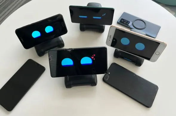 LOOI Roboter Smart Toy Verwandeln Sie das Smartphone in einen Desktop-Roboter. Magnetische mobile KI-Geste, Gesichtserkennung, GPT-Sprachdialog-Spielzeug