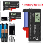 Digitaler Batterietester mit LCD-Display – für AA, AAA, C, D, 9V & Knopfzellen