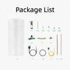 360 ̊ drehbarer Marmorlauf für BambuLab, geschlossen mit Lichtern für Maker World Creator Program ZH057