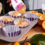 Non-Stick Cake Spoon with Push-Pull Mechanism, Easy Clean for Brownies Tarts Cookies, Home Professional Baking
