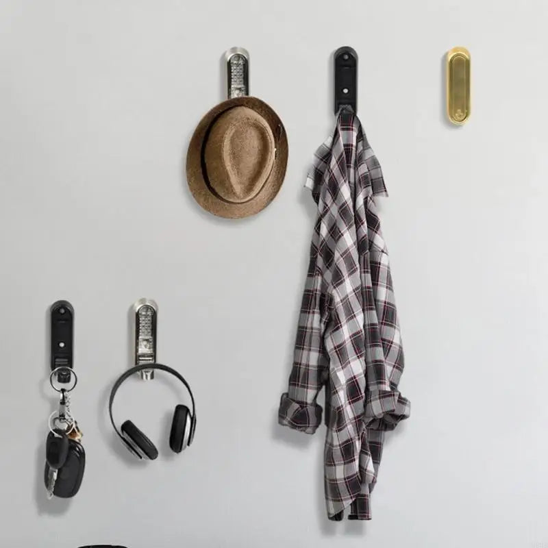 3pcs moderne Badezimmerhaken faltbares Design Nicht Schlupfflächen bescheidene Haken Starke Handtuchhaken für Badezimmer