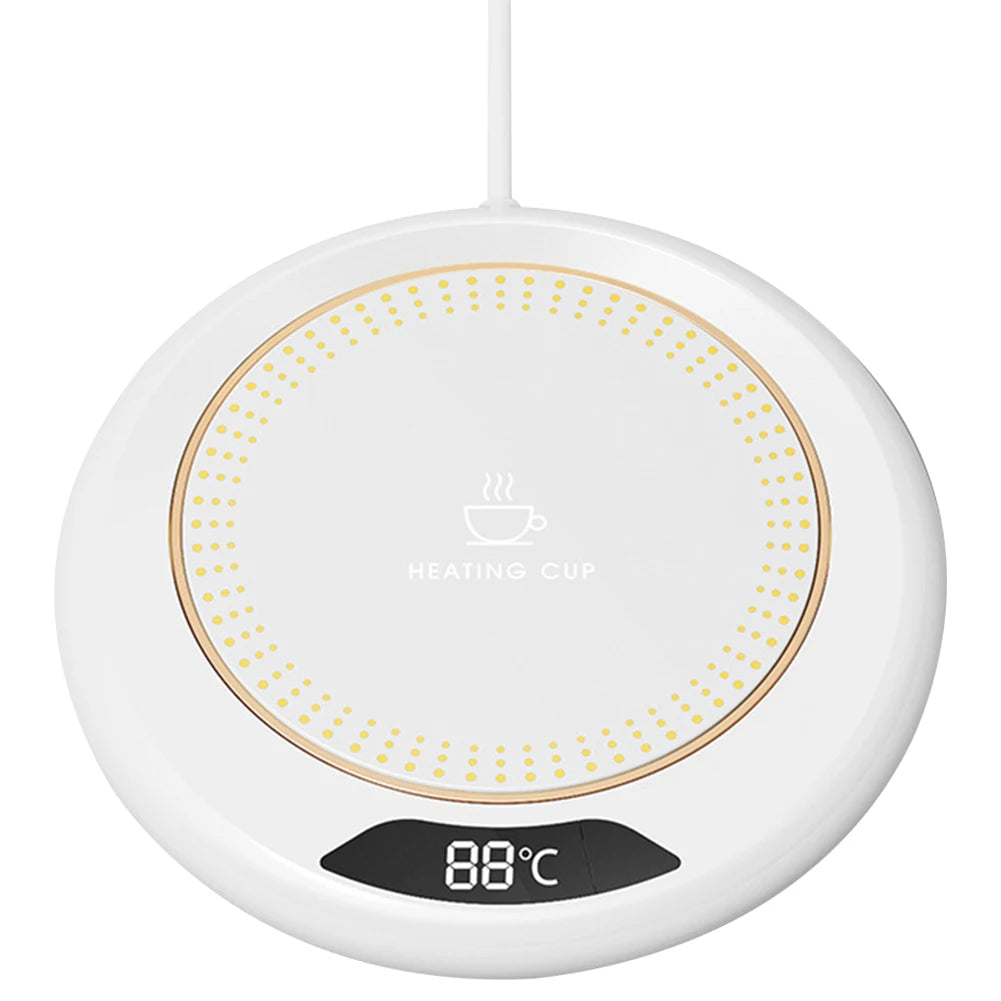 USB-Tassenwärmer, Kaffeetasse, Heizuntersetzer, 3 Temperatureinstellungen, thermostatische Heizplatte, Milch, Tee, Wasser, Heizkissen, Tassenheizung