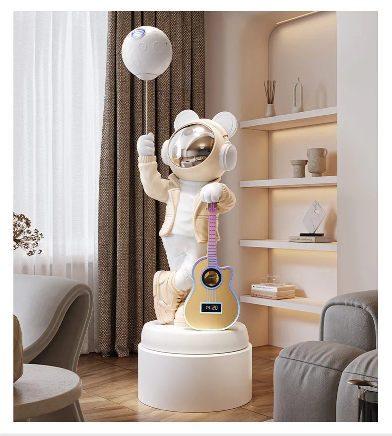 Astronaut Astronaut Bluetooth Audio Stern Licht Wohnzimmer Boden Ornament TV Schrank Boden Home Dekoration