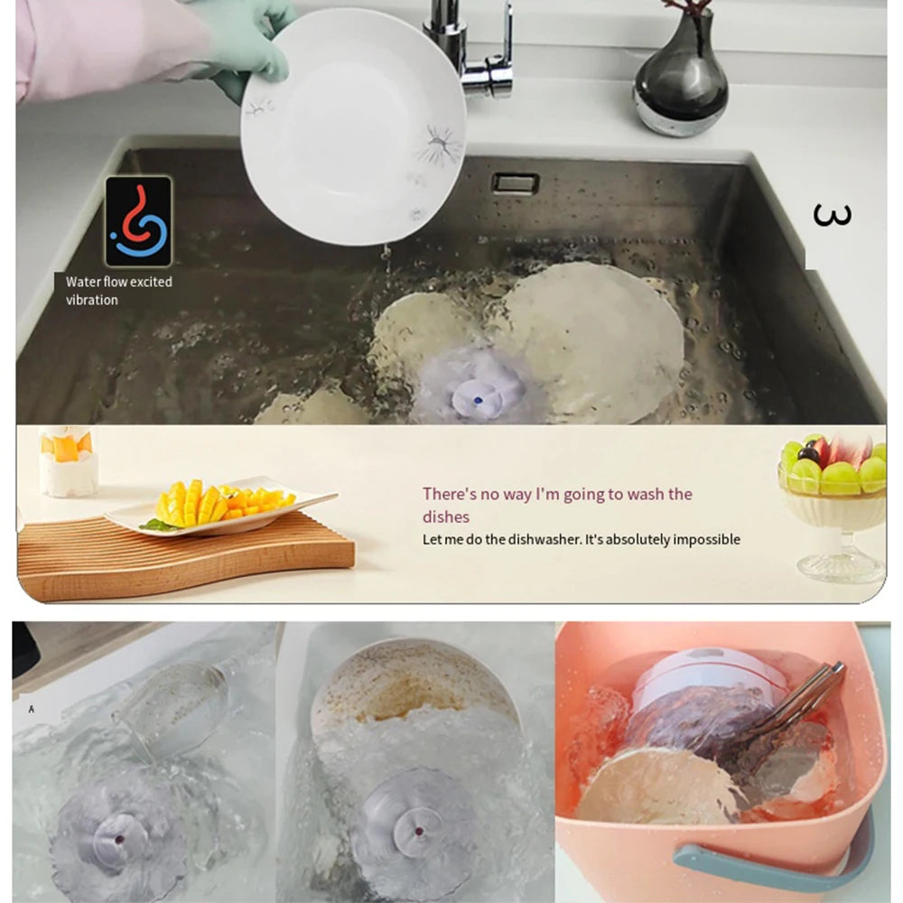 Drahtlose Mini-Geschirrspüler für die Küche, USB-Ultraschallspüle, Obst- und Gemüse-Geschirrspüler, elektrische tragbare Waschmaschinen, Singapur Diego Diego