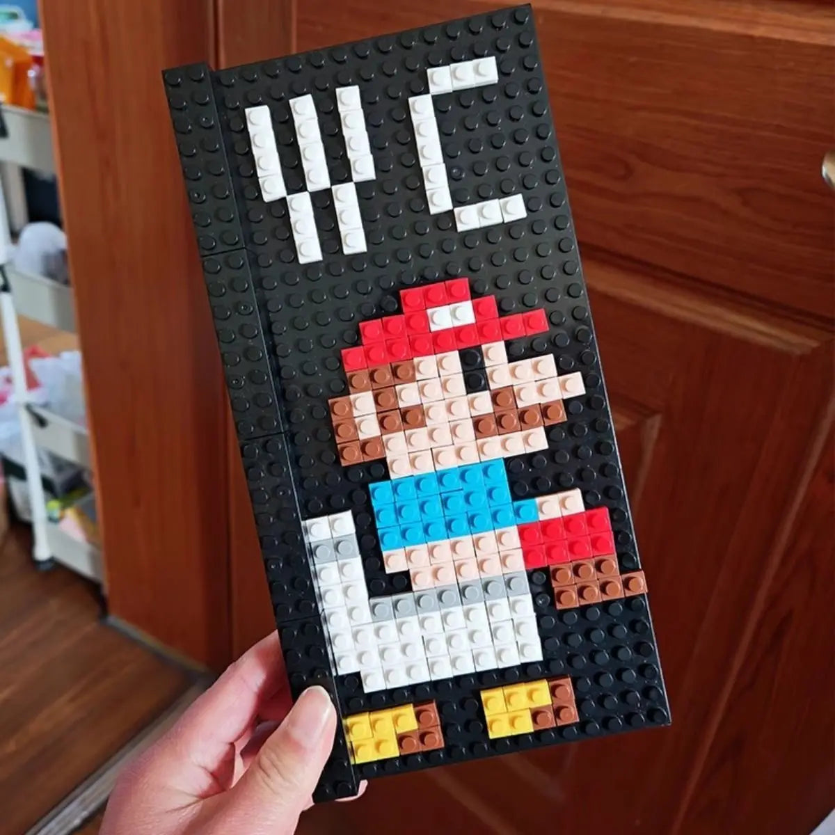 Fragezeichen Würfel, LED Nachtlicht, Mini wiederaufladbar, DIY Montage, Toilette Beschilderung