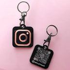 Benutzer definierte QR-Code Schlüsselbund