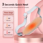 Elektrischer Massagegürtel gegen Periodenkrämpfe – Wärme & Vibration