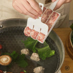 Küche vierfach Reis Fleisch Knödel Maschine, Fisch Frikadelle, Haushaltsform Kunststoff Löffel, Fleischfüllung Verarbeitung