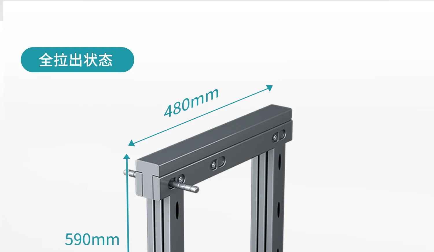 Eckkorb, Küchenschrank, komplett ausziehbar, Aufbewahrungsregal mit zwei Schubladen, Eckkorb