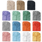 Bequeme Baumwollbettlaken, weiche und atmungsaktive Babybett-Spannbettlaken, Matratzenbezug für Kleinkinder