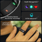 Neue R11 Smart Ring Männer Frauen LED Display Bildschirm Herzfrequenz Blut Sauerstoff Überwachung Wasserdichte Multi Sport Modi Smartrings 2025